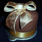 Golden Bow Chocolate Mini Cake