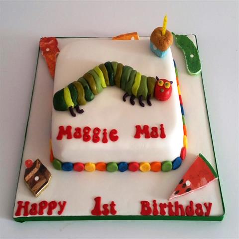 Hungry Caterpillar Cake