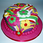 Pop Art Flower Cake