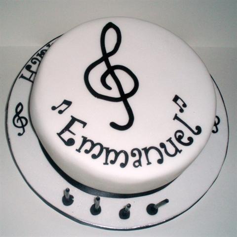 Musical Notes Cake