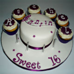 Musical Sweet 16 Cake Set