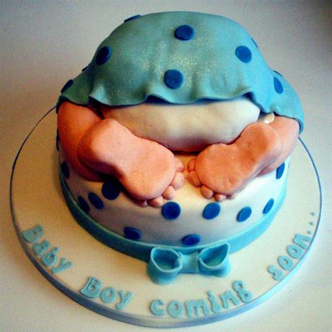 Baby Nappy Baby Shower Cake