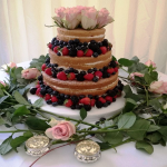 Naked Wedding Cake