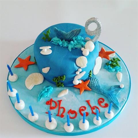 Sea themed cake