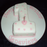 1st Birthday Cake (number 1)