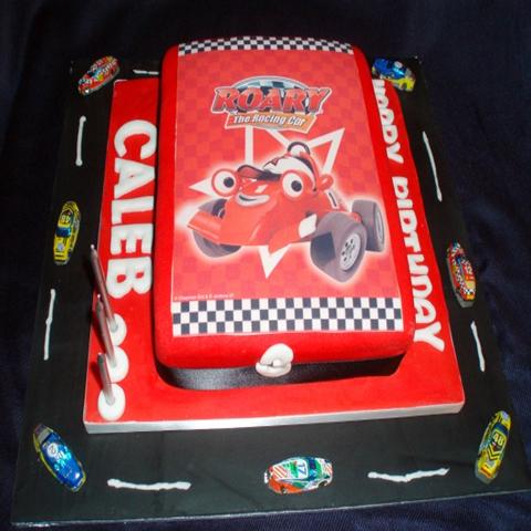 Roary Racing Car Cake