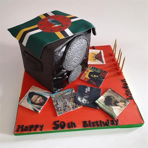 Speaker Box Cake