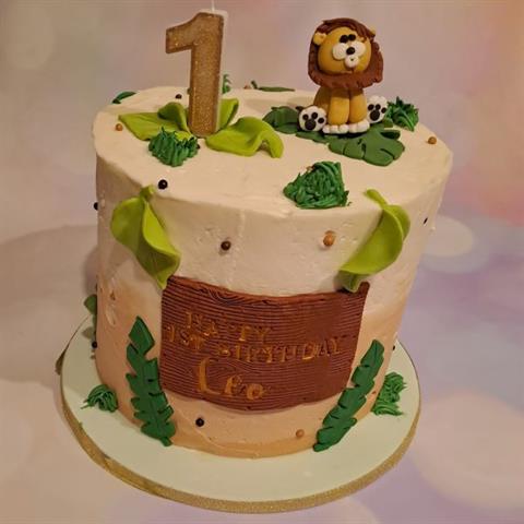 Lion Birthday Cake