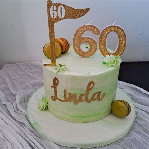 Lady Golfer Cake