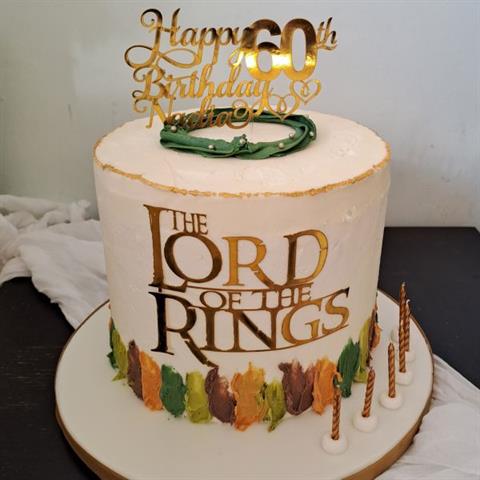 Rustic Lord of the Rings Cake