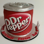 Dr Pepper Can Cake